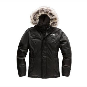 North Face Girls Greenland Down Parka Coat M 10-12